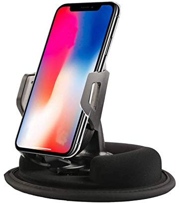 dosili Cell Phone Vehicle Mount,Dashboard Beanbag Friction Mount,2 in 1 Dashboard Mount and Car Air Vent Holder,for iPhone Android and Other Smartphones