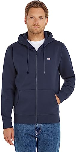 Tommy Jeans Herren Hoodie mit Reißverschluss TJM Regular Zipper