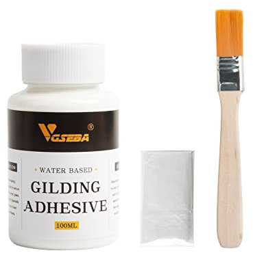 VGSEBA Adesivo per doratura, colla a foglia d'oro a base d'acqua 100 ml per resina epossidica per artigianato, art