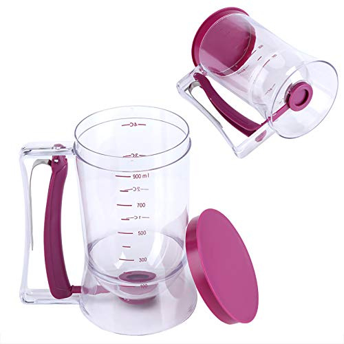 Kafuty-1 Distributeur de pâte 900ML, Tasse à mesurer la pâte, Facile à contrôler, pour Biscuit et Muffin