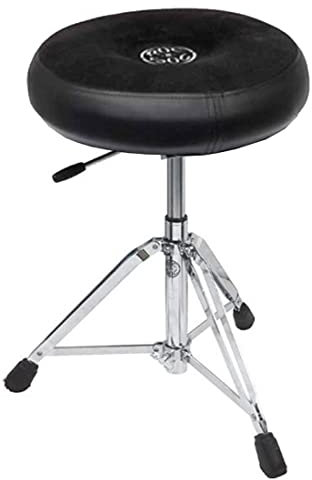 Generisch ROC-N-Soc Gaslift Schlagzeughocker Rund Schwarz
