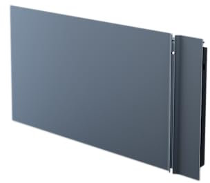 Radialight KYOTO Dual-Therm - Radiador y convector eléctrico ultraplano con Wi-Fi incluido (1500 W, gris antracita)