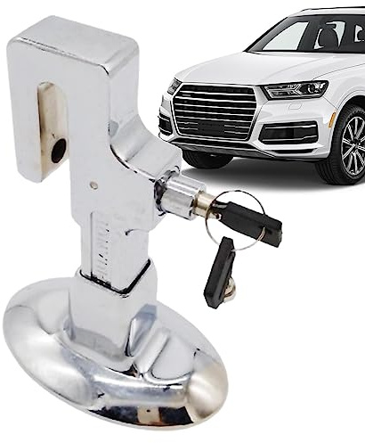Blocco freno antifurto automatico, Blocco freno Dispositivo antifurto Fermo Blocco pedale frizione auto, Blocco pedale freno in acciaio Chiusura freno auto per camioncini RV Car Virtcooy