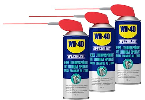 WD-40 Specialist Weißes Lithiumsprühfett Smart Straw 3x400ml