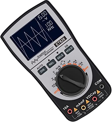 IGASHI Rechargeable smart digital multimeter Oscilloscope Digital Multimeter Auto Range Direct Current/AC Voltage Current Meter Capacitance Resistance Testers