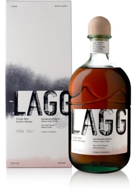LAGG - Corriecravie Edition - Whisky Single Malt - 55% Alcool - Origine : Ecosse/Highlands-Arran - Tourbe puissante - Notes de Lavande & Orange - 70 cl