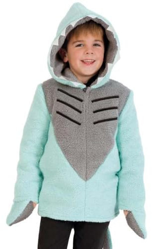 FRIES Kinderkostüm Hai Sharky | Jacke mit Flosse | Kostüm für Kinder (116)