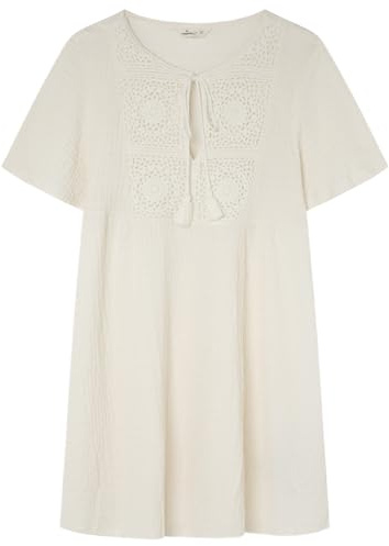 Springfield Vestido para Mujer, Blanco Estandar, M