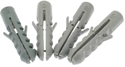 M4 M5 M6 M8 M10 M12 M14 Tubo di espansione in plastica Tasselli da parete grigi Tassello da parete in gomma di nylon Vite di espansione Vite di espansione Tubo di espansione(M10x48mm,30pcs)