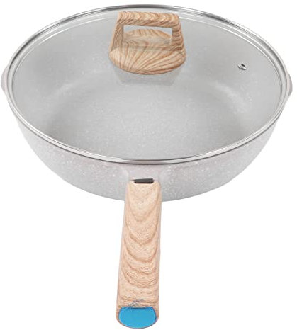 MYVVKIA Poêle à Frire, poêle en Pierre médicale de 28 cm, poêle à crêpes aux œufs de Grande capacité, poêle à Omelette pour la Cuisine à Domicile