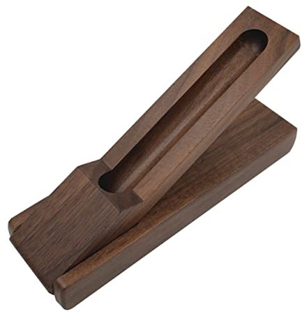 VILLFUL Holzetui Für Stifte Schreibwarenetui Aus Holz Bleistiftbox Mit Klappe Box Holz Für Stifteetui Stiftebox Retro Kaffee