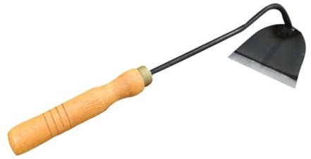 KONTONTY Handhacke Für Garten Aus Eisen Mit Holzgriff Gartengerät Zum Unkraut Jäten Robust Und Langlebig