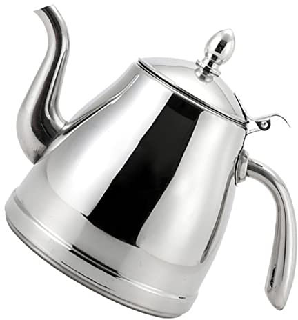 PAMINGONO Edelstahl Teekessel Langer Ausguss Küchen Wasserkocher Für Zuhause Praktisch Bpa-frei Hitzebeständig Zum Teekochen Und Wassererhitzen