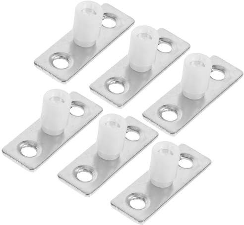 iplusmile Guide Au Sol Pour Porte Coulissante 6 Pièces Galets De Nylon Pour Portes De Grange Et Placards Glissement Silencieux Installation Facile