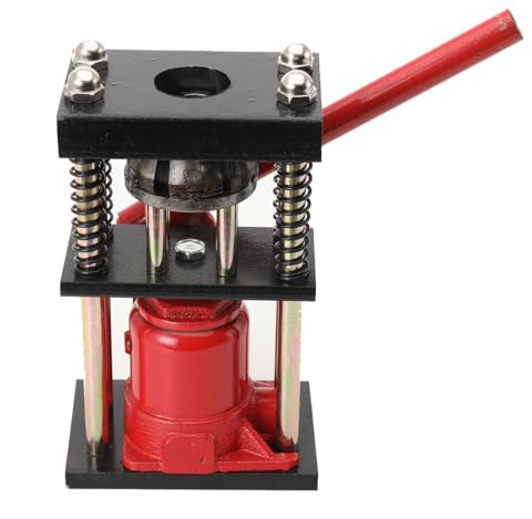 Hydraulisk slangpressmaskin Manuell slangpressare bänkplatta flaskjackpresspressning, 6 ton 6 tänder högtrycksspruta slangpressning Hydraulklämma Storleksområde: 13-20 mm/0,51-0,79