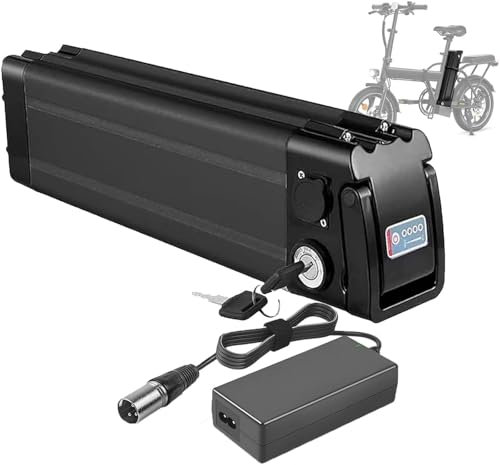 48 Voltios Batería Iones De Litio 48V 8Ah 10Ah 12,5Ah 15Ah 18Ah 20Ah Batería De Bicicleta Eléctrica con Cargador, Batería De Litio De Bicicleta para Motor 500W, 700W 1000W 48V, 20Ah