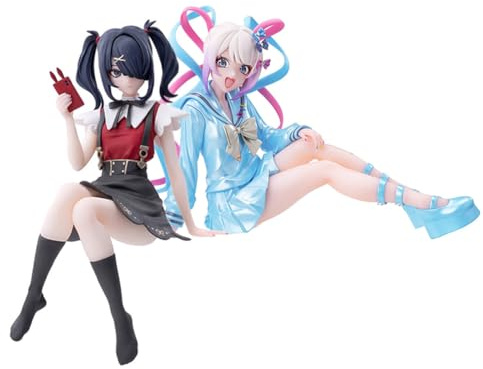 Zhongkaihua KAnge Figurine Ame Chan OMGkawaiiAngel chan Illustration Modèle Nouilles Stopper Anime Girl Action Figure assise Statue Décorations Collection 13 cm PVC
