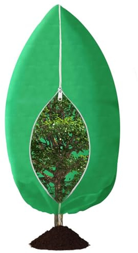 Holdes Cubiertas Antiescarcha Para Plantas Exteriores - Mantas Invernales para Árboles | Cubierta con Cremallera y Cordón para Protección contra el Frío y Heladas para Macetas,