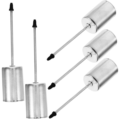 Alipis 5 Piezas Portavelas de Hierro con para Velas de Unidades Soporte Estable para Decoración de Mesa y Árbol de Navidad Festivo Plateado