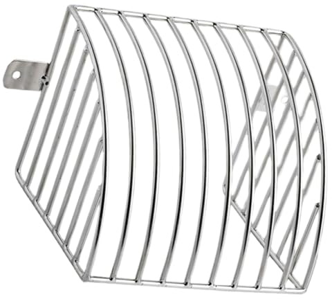 DOITOOL Protezione Scarico Balcone in Acciaio Inox Resistente Filtro Antigoccia Anti-intasamento con Rete Laterale per Grondaia Facile Installazione con Fissaggi per Drenaggio Pavimenti