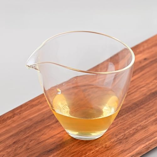 LEEDJUINE Tasse en verre de forme irrégulière de 250 ml, service à thé Kungfu de style japonais
