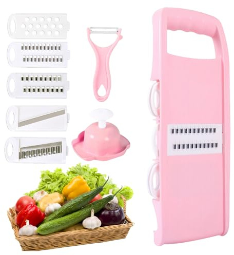 Taglierina di verdure - Processore multifunzione rimovibile | Taglierina per verdure da cucina, per patate, cucina, formaggio, carne, aglio, insalata, frutta, e