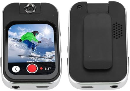 Gugxiom Lecteur MP3 avec Caméra, Objectif Rotatif à 180°, Lecteur MP4 avec Bluetooth et WiFi, Clip de Sport, écran Tactile de 2,02 Pouces pour la Course, Le Cyclisme et L'utilisation en