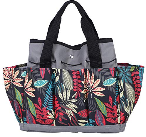 BORSA PORTA ATTREZZI DA GIARDINO MULTI TASCHE PORTATILI PER ESTERNI BORSE PER STOCCAGGIO ATTREZZI MANUALI PER BORSA PER ATTREZZI DA GIARDINO, TESSUTO POLIESTERE 600D DI ALTA