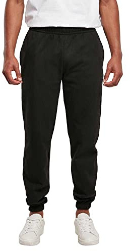 Build Your Brand herr joggingbyxor, basic sweatpants, sportbyxor för män finns i många färger, storlekar XS – 7XL, svart, L