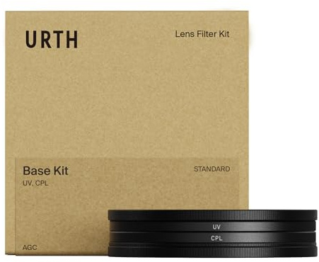 Urth 43 mm 2-in-1 Basis-Filterkit (UV + CPL) | UV- und Zirkularer Polfilter (CPL), mehrfach vergütetes HD-Optikglas, Kamerafilter mit 2 Kappen