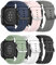 Compatible con Amazfit GTR 4/GTR 3/GTR 2 smartwatch pulsera correa de silicona para Amazfit Cheetah/Cheetah Pro/Bip 6/Bip 5/Bip 5 Unity (22 mm, 6 A colores), 22MM