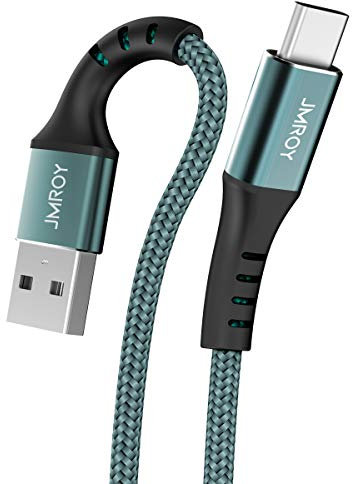Extra lungo Cavo USB C 3M Cavo USB Tipo C Nylon Ricarica Rapida per Samsung Galaxy S21 Ultra,Note 20,Z Fold 3,Huawei P50,Mate 40,MateBook,Xiaomi Mi 11 Lite,OnePlus 9,Google Pixel 5,Realme