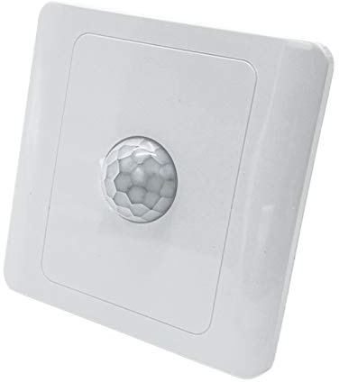 Lisher Interrupteur de Capteur de Mouvement Infrarouge PIR 220V ContrôLe Automatique Interrupteur D'éClairage de Lampe LED DéTecteur D'Induction de Corps Intelligent