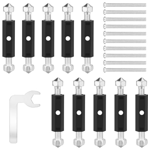 UKOFEW 10 Pezzi 118 Tipo Riparazione cassetta,Kit Riparazione Cassetta Elettrica，Interruttore Cassette Riparatore Supporto Asta Elettricista Accessori, Riparazione Accessori Elettrici Strumenti