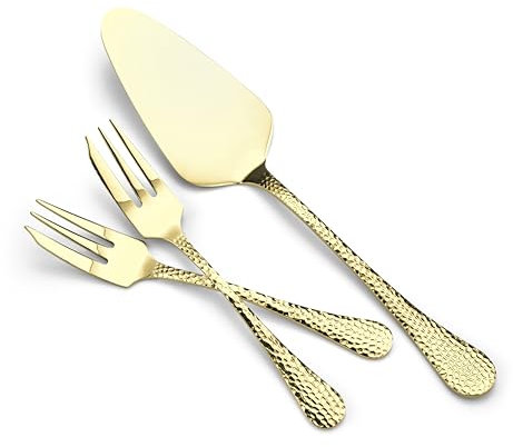Arthur Price CAVA0182 1 Server & 6 x Pastry Forks, Stainless Steel