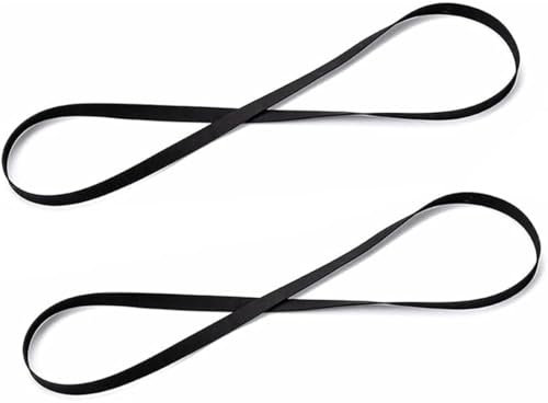 AFCJLTO 2X Ersatzriemen für Plattenspieler: 20 cm, hochwertiges Gummi für störungsfreies Abspielen, Recorder & Phonograph Gürtel für Verschiedene Modelle, perfekte Klangqualität und Musikgenuss