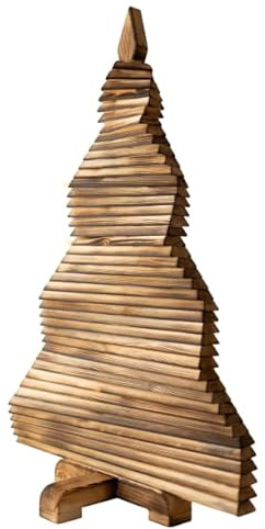 Weihnachtsbaum aus Holz, Minimaler Baum für Weihnachten, Öko-Weihnachtsbaum für kleine Räume, Ländliche Weihnachtsdekoration, Weihnachtsdekoration für zu Hause 114 cm