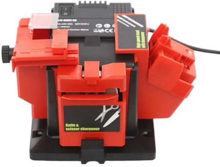 Mermajestic Afilador de cinceles eléctrico, multiusos, afilador de cuchillos, afilador profesional para tijeras, brocas y cinceles