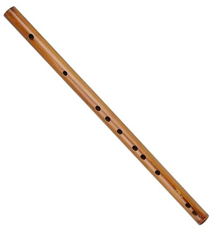 Holz Piccolo in D, Praktische Kleine Flöte mit Tragetasche | Spiegelpoliert, Leicht zu Tragen, Kleine Bauform, mit Aufbewahrungsbeutel aus Lint in Kaffeefarbe