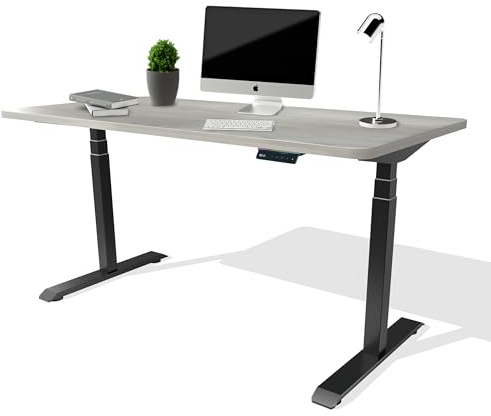 standup.Today Höhenverstellbarer Schreibtisch Business Edition (140 x 70 cm) – Elektrisch verstellbar mit Dual-Motor – Ergonomisch & Stabil – Schreibtische Set mit Tischplatte und Keypad