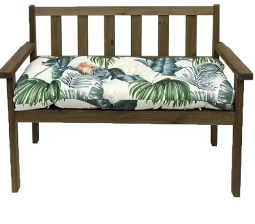 JORTUIO Coussin Banquette de Jardin 130 x 50 cm - Coussins de Banc Canapé et pour Palette 2/3 Places Gros Impermeable Oreiller pour Exterieur o Interieur au Assise Sol Coussins(Suit 2)