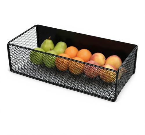 Porta Spezie per Cucina, Salva Spazio, senza Trapano, Portaspezie Magnetcio, Organizer Frigorifero, Capacità di Carico 7,5 kg, Porta Sacchetti Mensole Scaffale Cucina per Bottiglie Frigo, 26x12x8cm