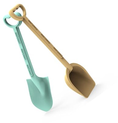 Qsvbeeqj 2pcs Sabbia Paletta Giocattoli Per Gioco Creativo Spiaggia Sabbia Gioco Sandbox Essential Bambini Attrezzo Da Giardino Attività All'aperto Giocattoli Bambini Pala Sabbia Per Il Giardino