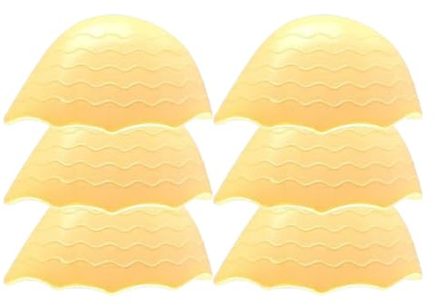 Soportes de dedo para zapatos demasiado grandes - 3 pares de rellenos de zapatos, transpirable antideslizante de espuma de poliuretano cómoda para personas mayores, tacones altos, botas