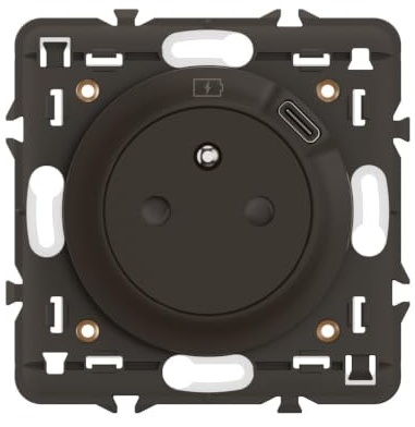 Prise surface avec USB C - Noir - Céliane - CN0140 - Legrand