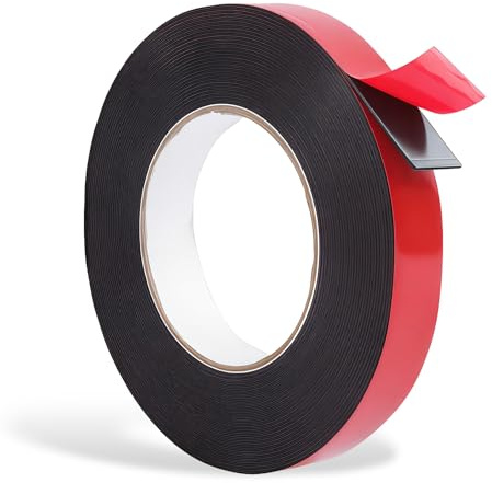 GOINGSKY Nastro Biadesivo Extra Forte, 20mm * 10M, Nastro Biadesivo in Acrilico, per Strisce Luminose a LED, Auto, Decorazioni per Casa e Ufficio, Nastro Adesivo per La Casa, Nastro Esterno Interno