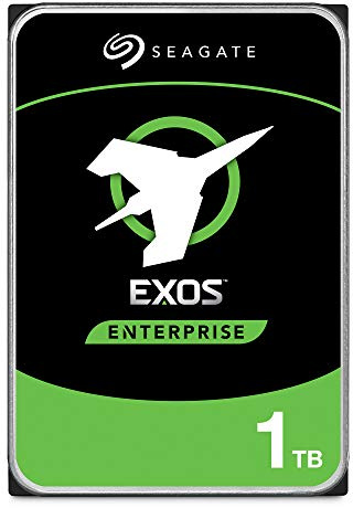 Seagate Exos 7E2 Enterprise Class 1TB interne Festplatte, 3.5 Zoll, silber, Modellnr.: ST1000NMZ008