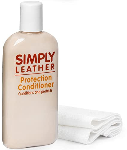 Simply Leather Conditioner Protection Cream Polish for Furniture, Sofas, Car Seats Use on Leather, Faux Leather & Vinyl Applicator Included (250ml)
