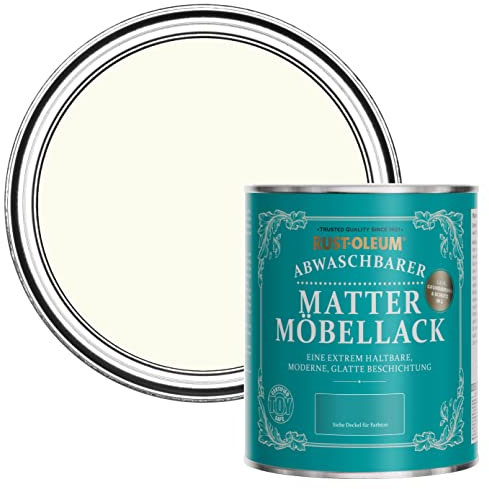 Rust-Oleum Off White Furniture Paint in Matt Finish - Antique White 750ml