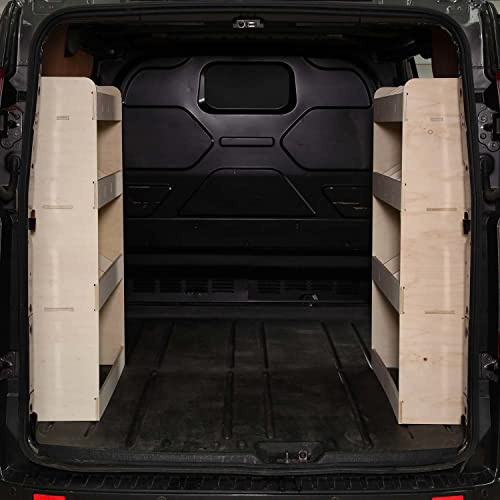 Vanify - Kompatibel mit Opel VIVARO L1 2019+ Fahrzeugeinrichtung Fahrzeugregale, doppelte Regale hinten